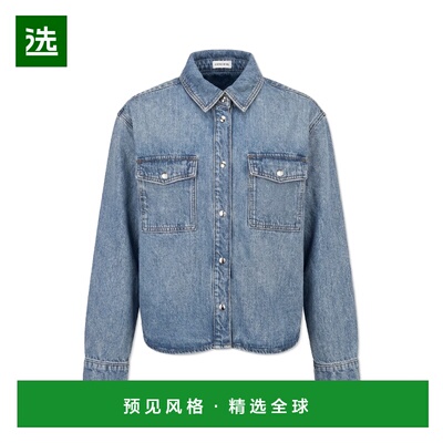 香港直邮Anine Bing 女士衬衫 A0711690WHD90BALTICBLUE SS2026