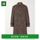 香港直邮officine generale 男士 1h可退 Hudson 人字纹梭织大衣