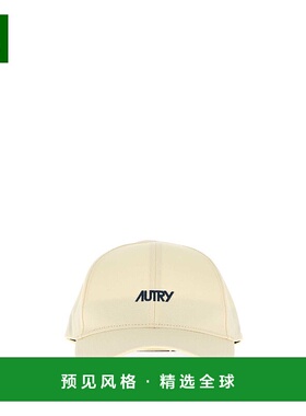 1h可退 香港直邮AUTRY 女士 奶油色棉棒球帽 ACPUR7BS yellow黄色