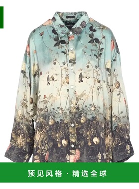 香港直邮R13 女士外套 R13WR004R584ADIPPEDBLACKTURQUOI