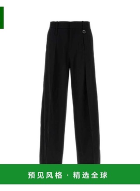 香港直邮WOOYOUNGMI 男士休闲裤 W253PT05923B AW2025 黑色 双褶