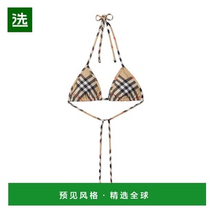 吊带性感 80876041新款 香港直邮Burberry 格纹比基尼泳衣