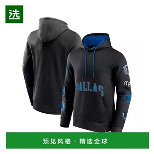1h可退 【美国直邮】Fanatics 男士黑色达拉斯小牛队主场套头连帽