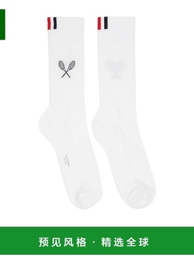 香港直邮THOM BROWNE 男士袜子 MAS215AY3022100 SS2026 白色