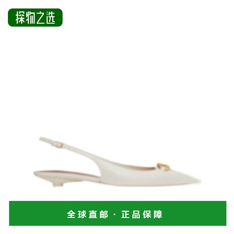香港直邮Valentino VLOGO 露跟平底鞋 4W0S0IY1EEY华伦天奴单鞋