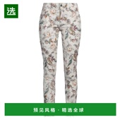 美国直邮 棉 LIU 女士休闲裤 1h可退 紧身裤 低腰花卉印