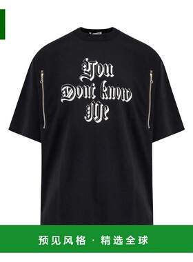 香港直邮UNDERCOVER 男士T恤 UP2E4811BLACK AW2025 黑色 T-Shirt