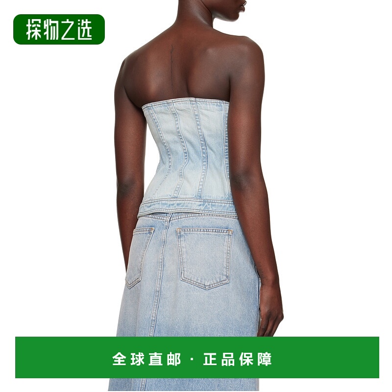 香港直邮Balmain 纽扣牛仔上衣 EF1AC505DF23