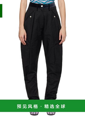 1h可退 【美国直邮】Kiko Kostadinov 黑色 Chasseur 长裤 女装休