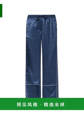 1h可退 香港直邮off-white 女士 全幅 Logo 圖案直筒褲 OWCA18ZF2