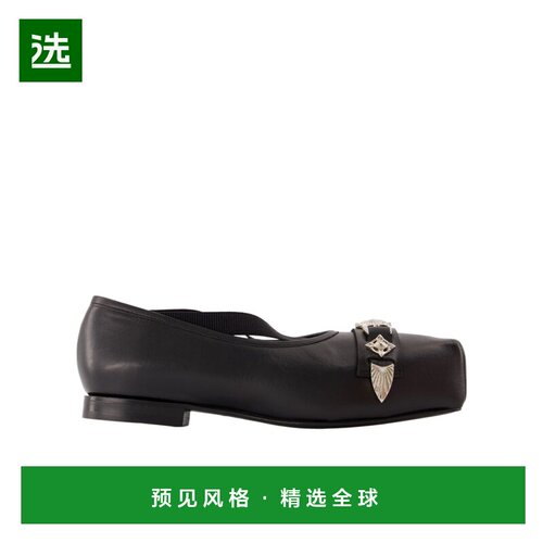 香港直邮TOGA PULLA 女士芭蕾乐福鞋 FTGPW134309009BLACK AW2025