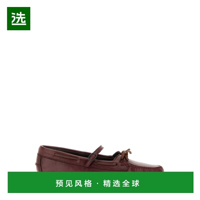 香港直邮HEREU 女士芭蕾乐福鞋 LOSSWFA250077BURGUNDY AW2025
