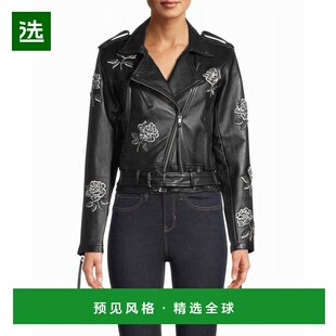 1h可退 【美国直邮】Nicole Miller女士外套直筒型休闲时尚 保暖