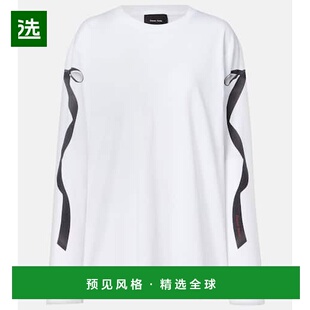 1h可退 香港直邮Simone Rocha 蒙娜·罗莎 女士 印花棉质针织T恤