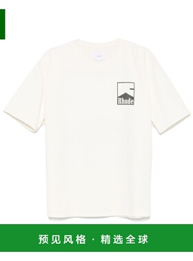 香港直邮RHUDE 男士T恤 RHPS25TT020120241 SS2025 白色 短袖T恤