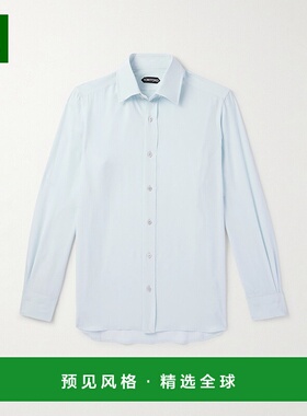 Tom Ford 汤姆·福特 男士 修身真丝双绉衬衫 HSBG01SPS8