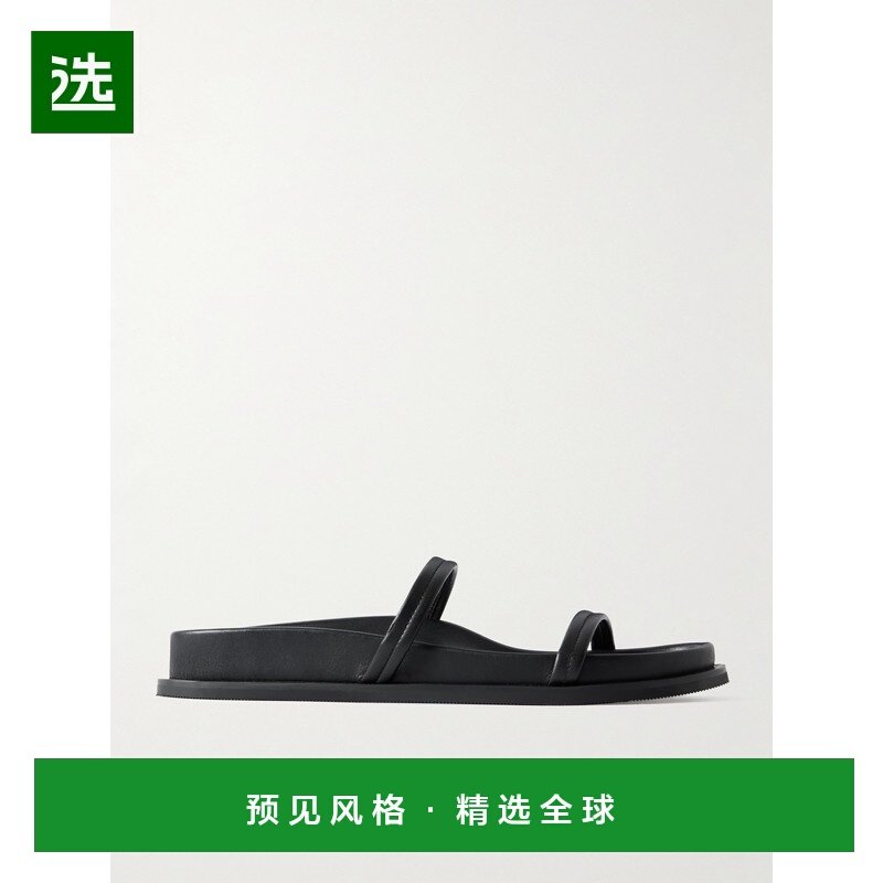 1h可退 香港直邮ST.AGNI 女士 精美带状皮质凉鞋 S25120BLKBlack,女鞋,时装凉鞋,淘宝优惠券,粉丝福利购,淘宝优惠卷