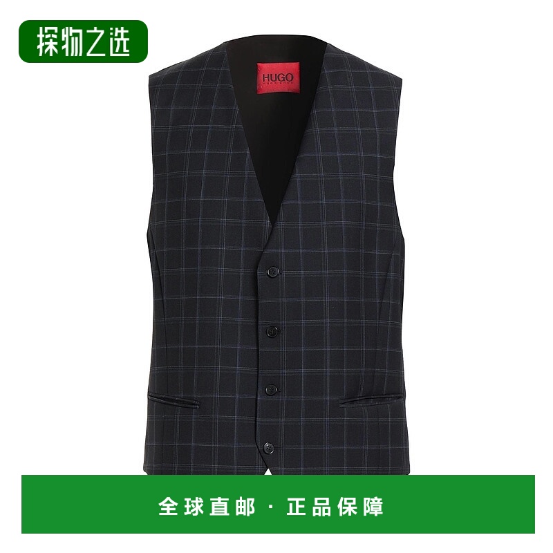 香港直邮HUGO 雨果 男士 Suit 背心 blue蓝色 舒适时尚