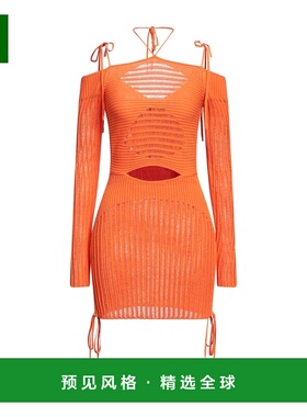 1h可退 香港直邮ANDREĀDAMO 女士 紧身连衣裙 orange橙色 舒适时
