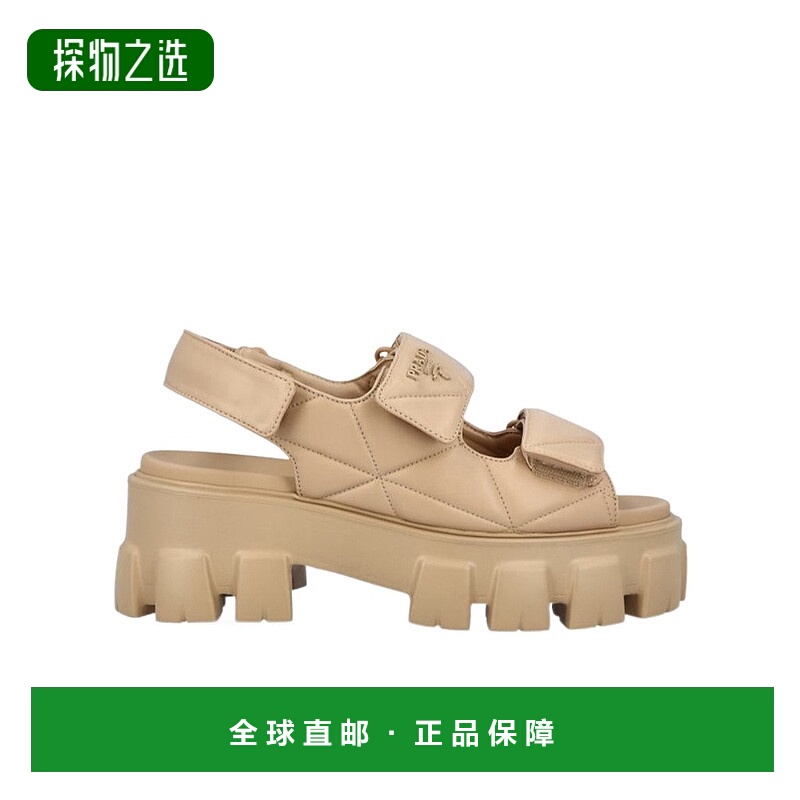 香港直邮Prada Monolith 厚底凉鞋 1X439N038