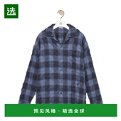 男士 蓝色 衬衫 香港直邮LOEWE H526Y05XAY5110 SS2026 羊毛衬衫