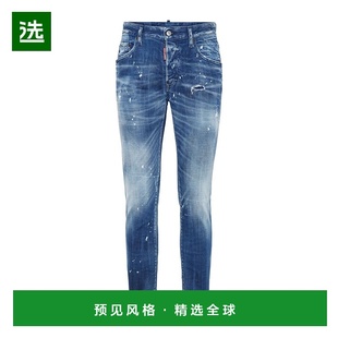 香港直邮Dsquared2 S74LB1642S30342 仿旧牛仔长裤