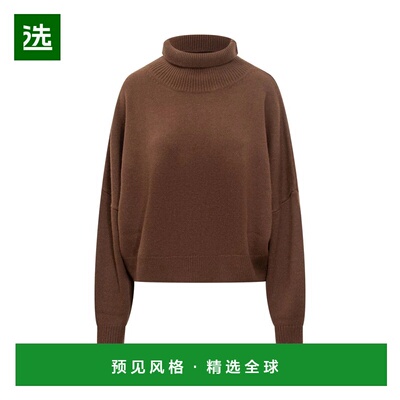 香港直邮LOULOU STUDIO 女士针织衫 LUKEBROWN 棕色 AW2025羊绒