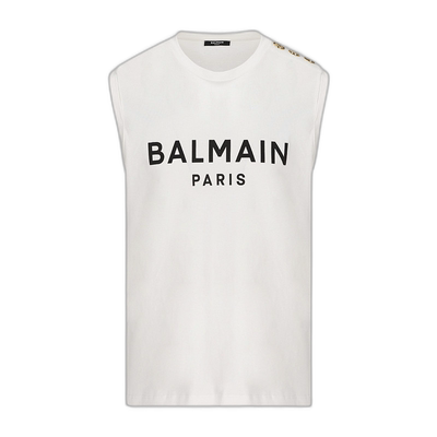 香港直邮Balmain 圆领T恤 AF0ED000BB02下摆女装