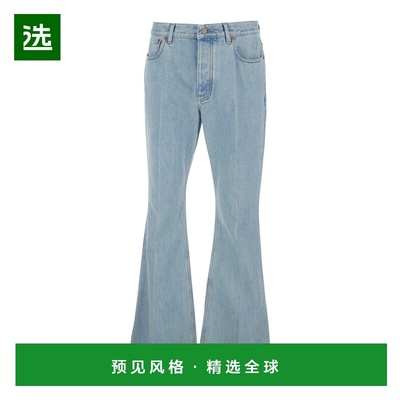 香港直邮VALENTINO 男士牛仔裤 VDE15ABA5508 SS2026 蓝色 喇叭牛