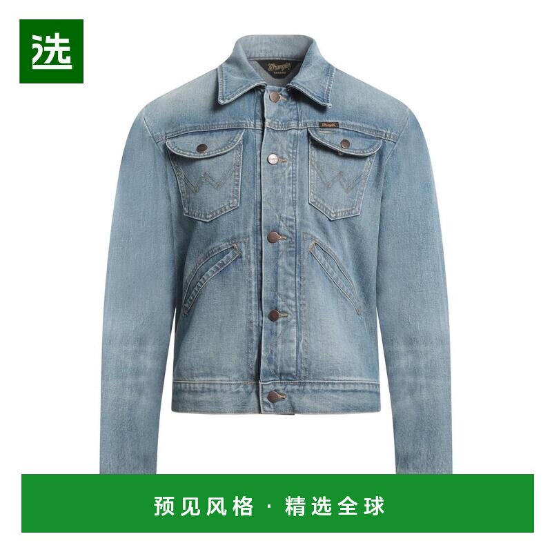 1h可退 【美国直邮】SANDRO x WRANGLER 牛仔卡车司机夹克 男装夹