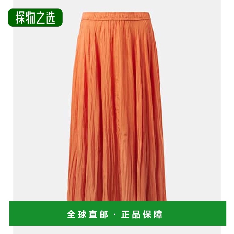 1h可退 香港直邮JOSEPH 约瑟夫 女士 Sully 真丝中长半身裙a字裙