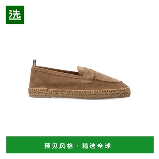 1h可退 香港直邮CastaÑer 男士 Nacho 绒面革帆布面凉鞋 02341718
