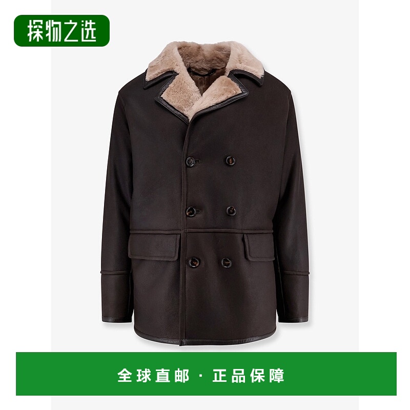 香港直邮BOSS 波士 男士 Mabano 毛羊皮夹克 50548628