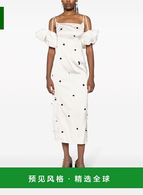 1h可退 欧洲直邮JACQUEMUS 女士连衣裙 233DR0741000OFFWHITEBLAC