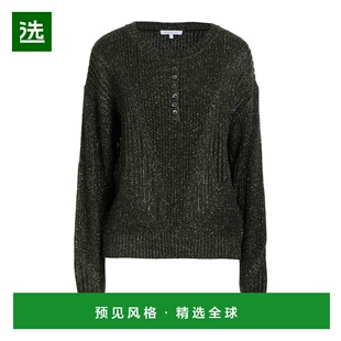 1h可退 香港直邮Patrizia Pepe 柏翠莎 佩佩 女士 毛衣 green绿色