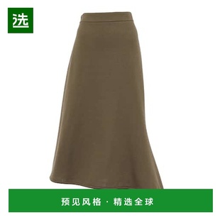 香港直邮Jil Crêpe Sander 女士 中长半身裙 吉尔·桑达 1h可退