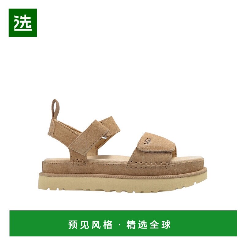 香港直邮UGG 徽标高跟凉鞋 1136783DRI