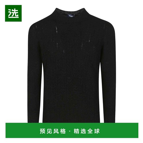 香港直邮DRUMOHR 男士针织衫 D5W113TR690 AW2023 黑色 Gc Trecci