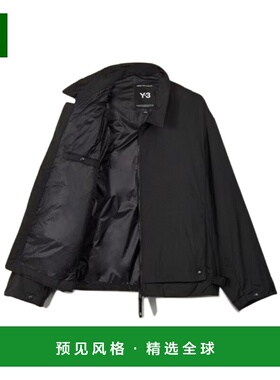 1h可退 香港直邮Y-3 男士夹克 KA7499 AW2025 黑色 加厚内衬夹克