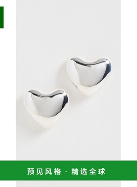 1h可退 香港直邮Annika Inez 女士 Voluptuous 小号心形耳环