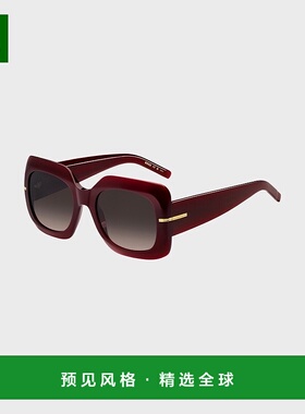 欧洲直邮HUGO BOSS雨果BOSS BLACK 带金铰链勃艮第醋酸纤维太