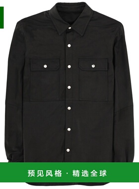 香港直邮RICK OWENS 男士夹克 RU01F2729LBF09 SS2026 黑色