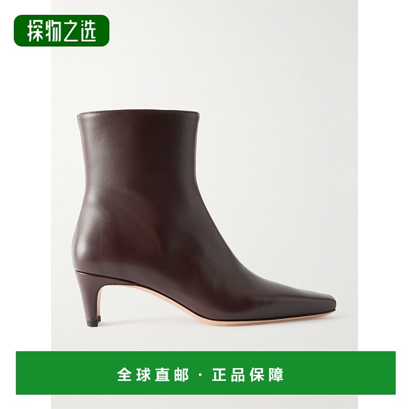 香港直邮Staud 女士 Wally 皮质短靴 F24F1014LNESPR