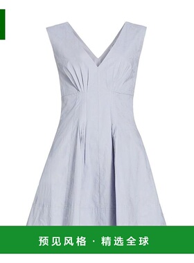 1h可退 【美国直邮】Derek Lam 女士 连衣裙V领无袖 修身时尚 优
