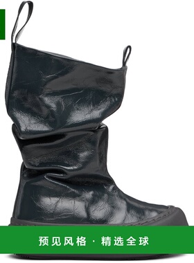 1h可退 香港直邮YUME YUME 女士 灰色 Fisherman Low 中筒靴 FML0