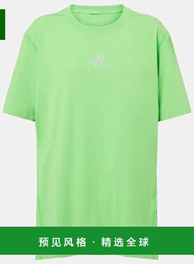 1h可退 香港直邮LOEWE 罗意威 女士 x 活动徽标T恤 green绿色 舒