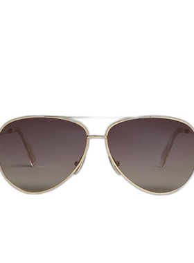 CELINE赛琳女士渐变灰色镜片金属镜框01配偏光镜太阳眼镜