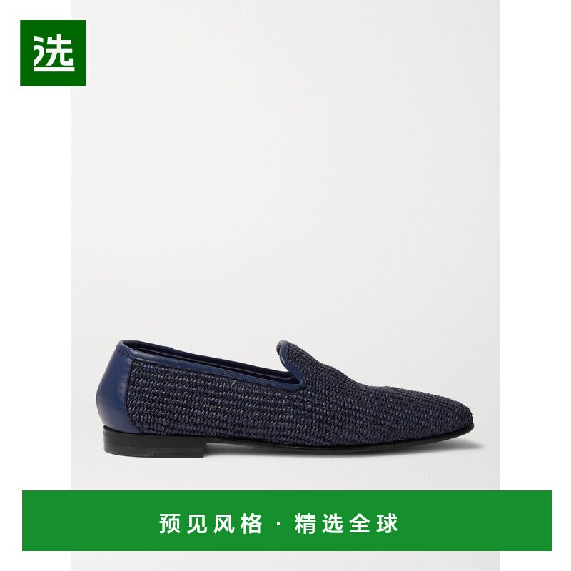 1h可退 MANOLO BLAHNIK 莫罗·伯拉尼克 男士 Mario 皮革男鞋