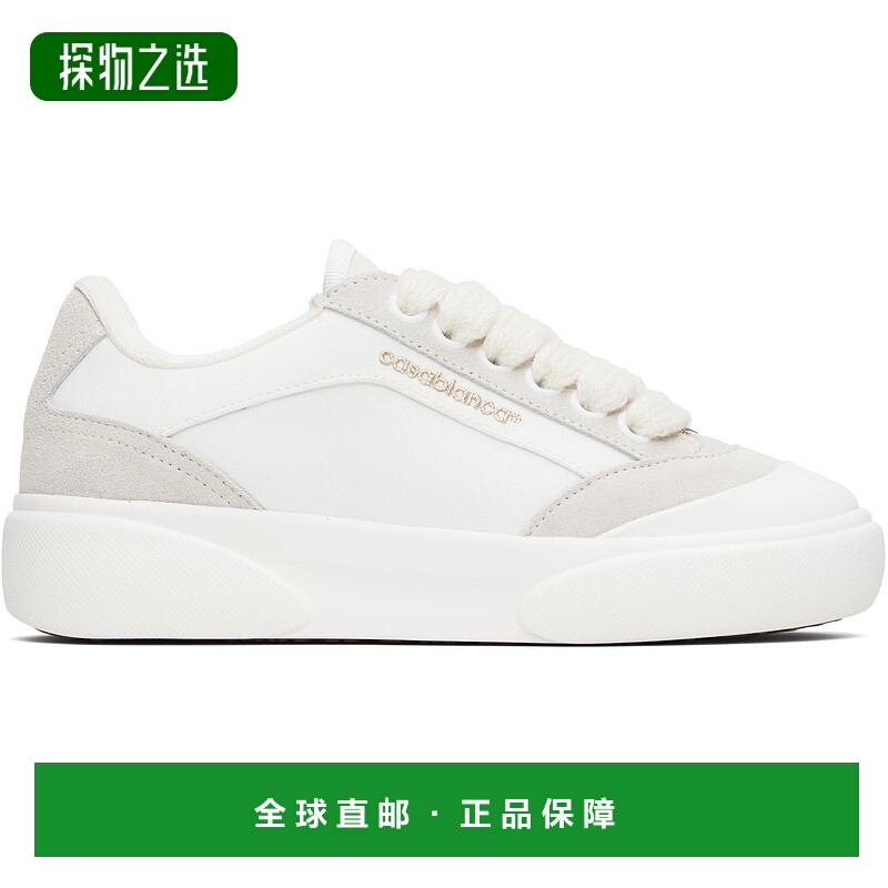 香港直邮Casablanca 男士 白色 & 灰色 Del Mar 运动鞋 APF25SNK0