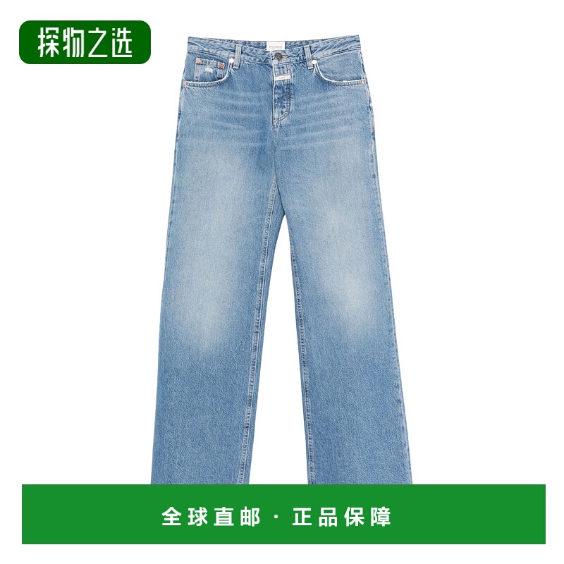 香港直邮Closed 标贴褪色牛仔长裤 C2256418S42
